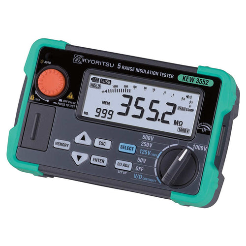 Kyoritsu Digital Insulation/Continuity Tester With Memory Function 3552 