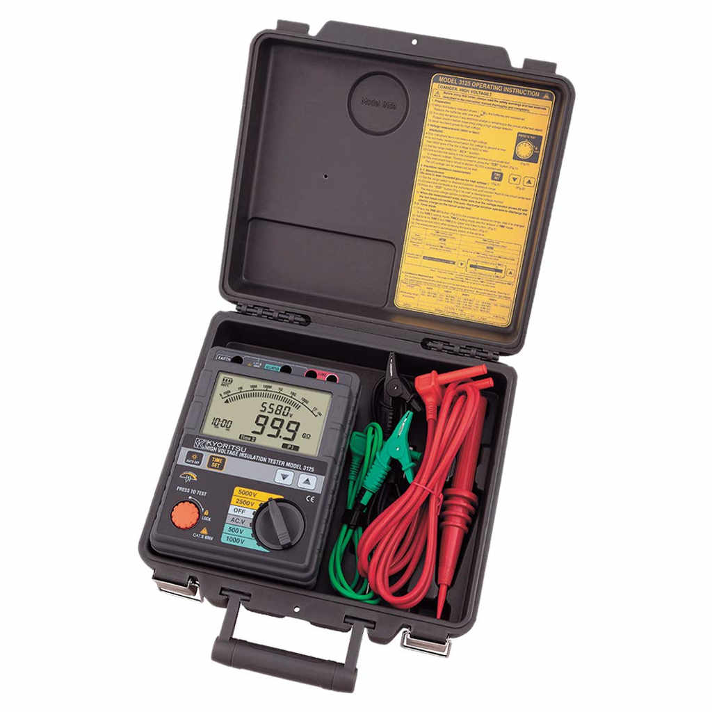 Kyoritsu Digital High Voltage Insulation Tester 5KV 3125A