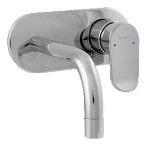Parryware Alpha Wall Mounted Basin Mixer With Upper Trim & Handle G2776A1 