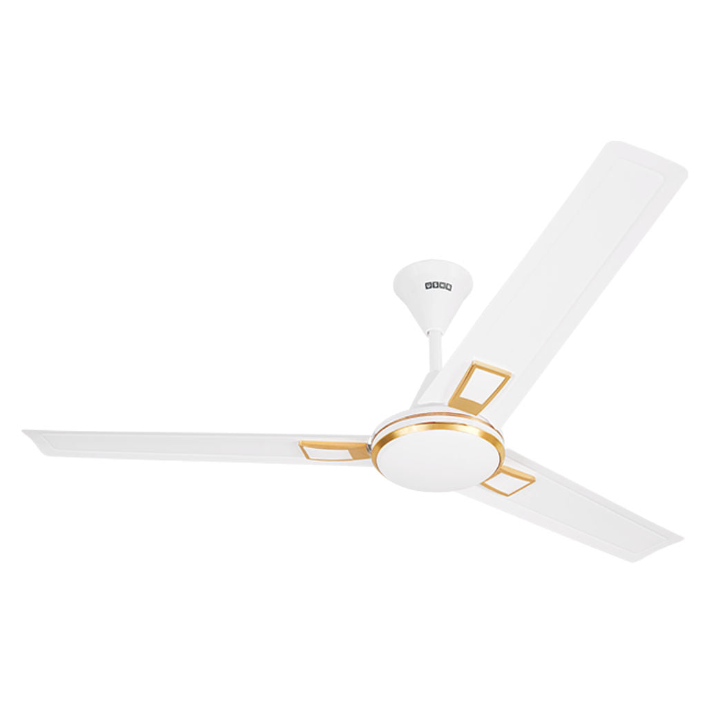 Usha Swift Alpha Chrome Ceiling Fan Rich White Gold 1200mm