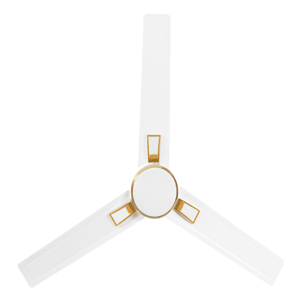 Usha Swift Alpha Chrome Ceiling Fan Rich White Gold 1200mm