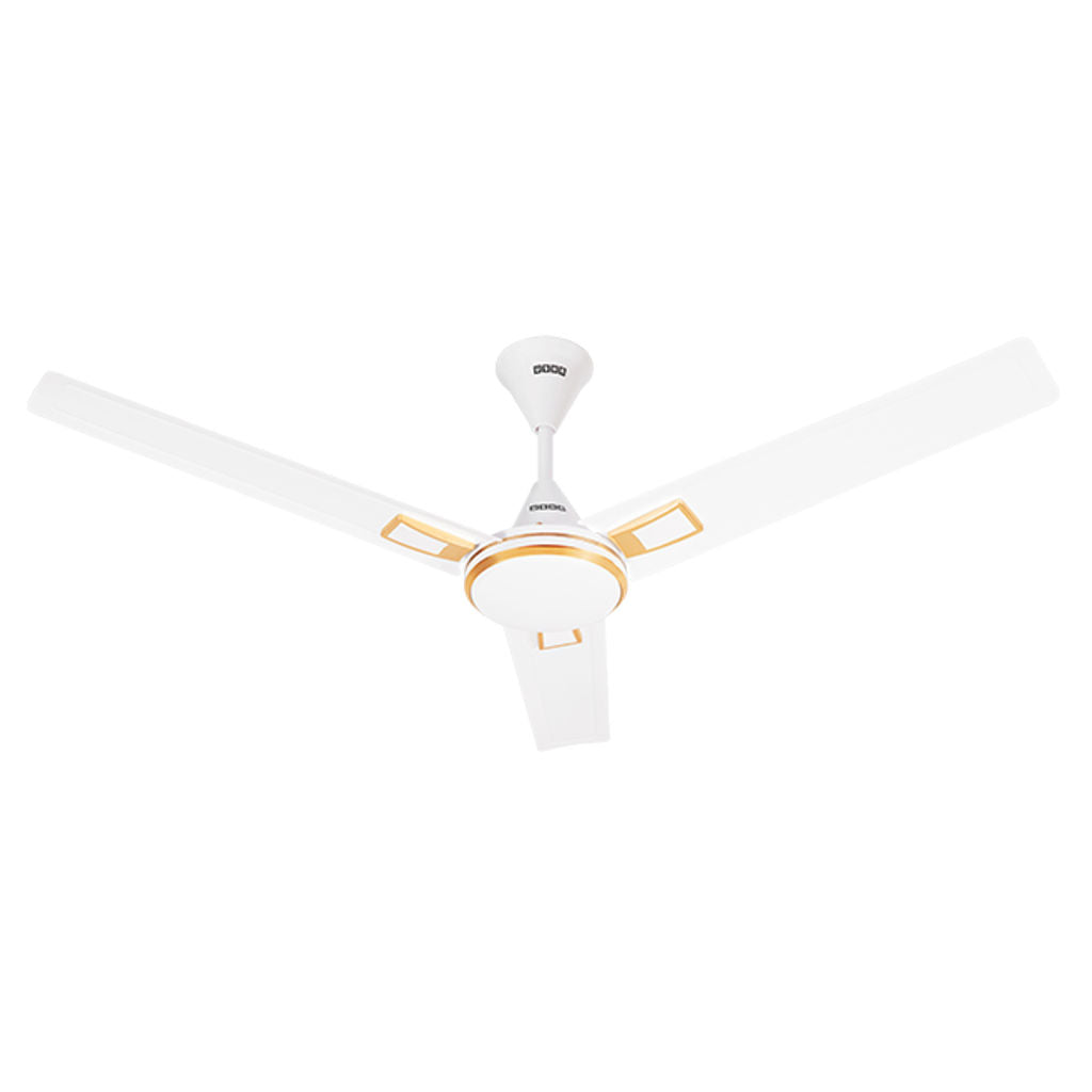 Usha Swift Alpha Chrome Ceiling Fan Rich White Gold 1200mm 