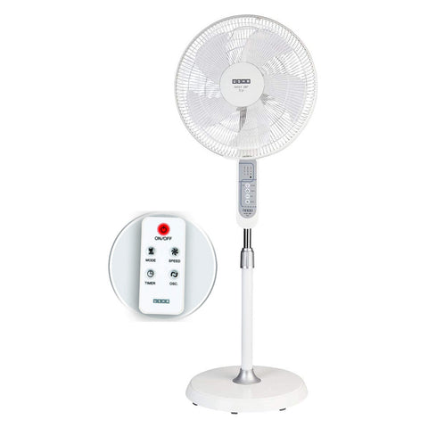 Usha Mist Air Icy Remote Pedestal Fan 400mm White 