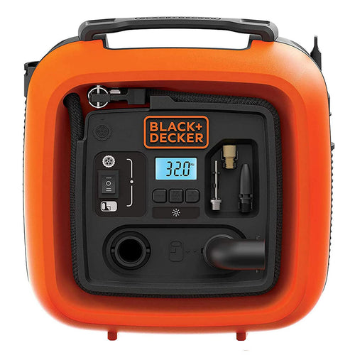Black & Decker High Pressure Inflator 12V DC ASI400-XJ 