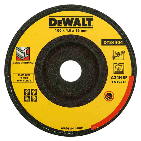 Dewalt DC Metal Cutting Wheel 100x4x16mm DT34404 
