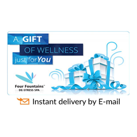 Four Fountains De-stress Spa E-Gift Card Rs 20000 