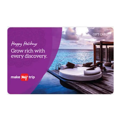 Make My Trip Holiday E-Gift Card Rs 100000 