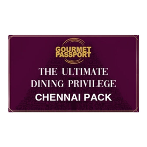 Dineout Gourmet Passport Chennai E-Gift Card Rs 799 