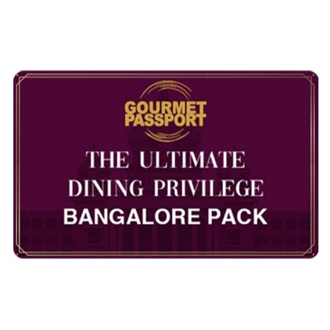 Dineout Gourmet Passport Bangalore E-Gift Card Rs 1299 