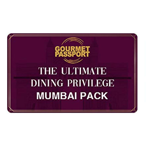 Dineout Gourmet Passport Mumbai E-Gift Card Rs 1299 
