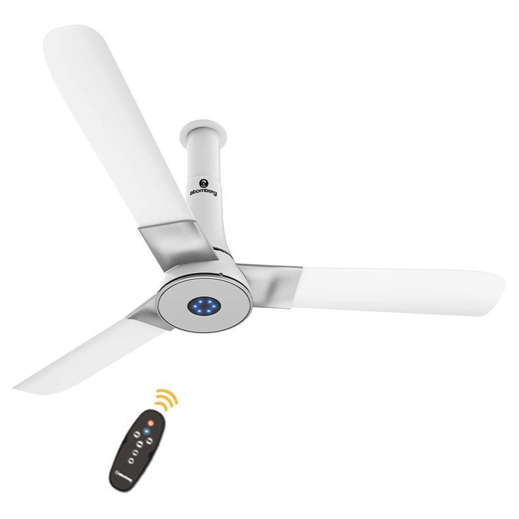 Atomberg Studio Plus Ceiling Fan With BLDC Motor And Remote 1200mm Pearl White 