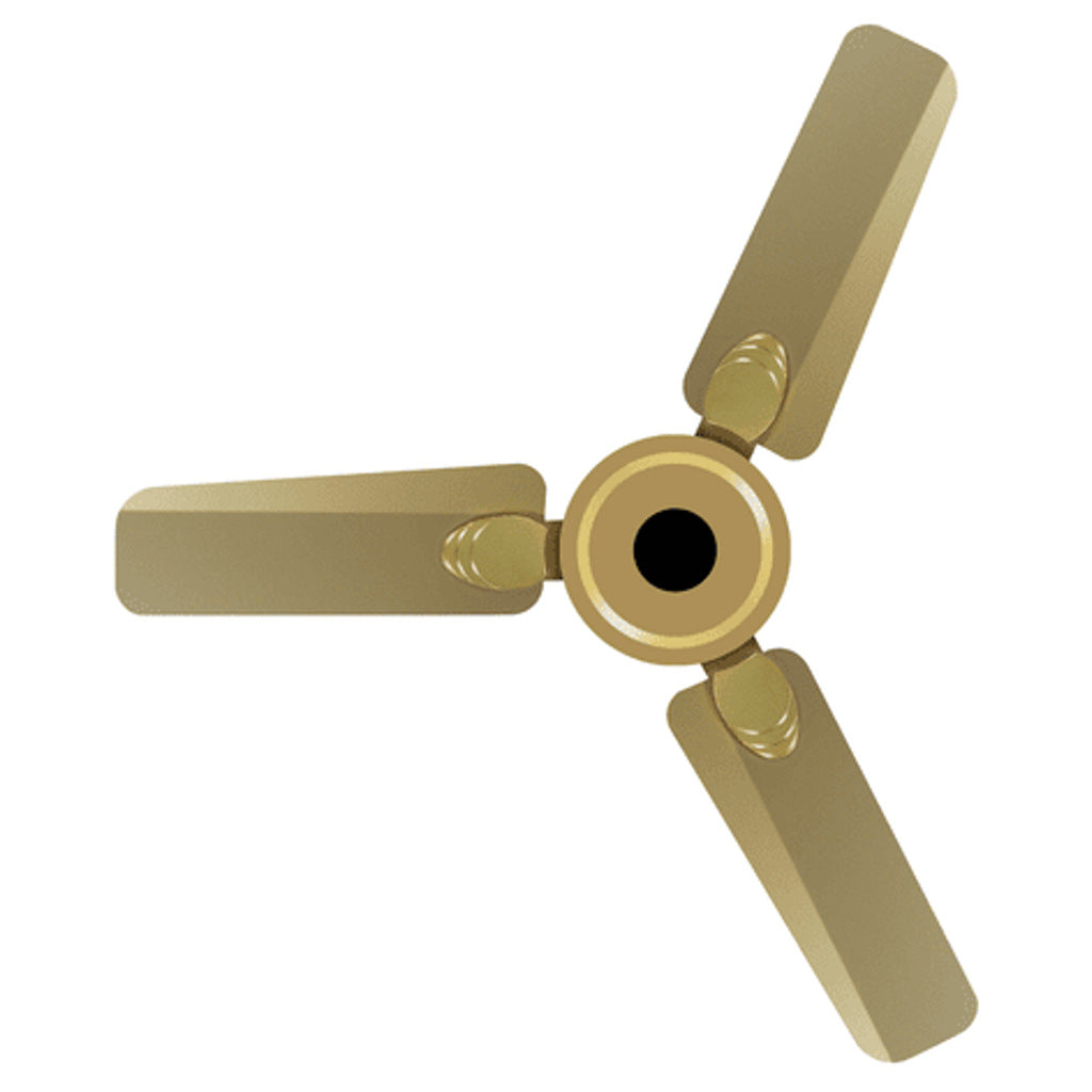 Atomberg Efficio Plus Ceiling Fan With BLDC Motor And Remote 900mm Golden