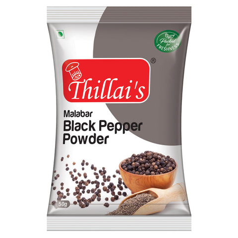 Thillai’s Malabar Black Pepper Powder 50g 