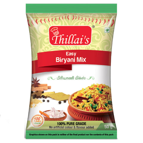Thillai’s Easy Biryani Masala Mix 50g 