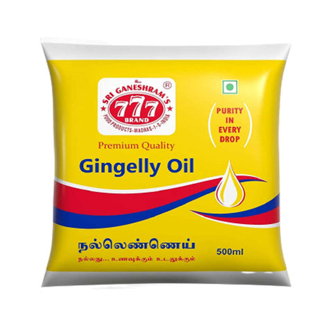 777 Gingelly Oil 500ml Pouch FG-0128 