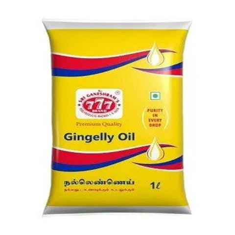 777 Gingelly Oil 1L Pouch FG-0129 