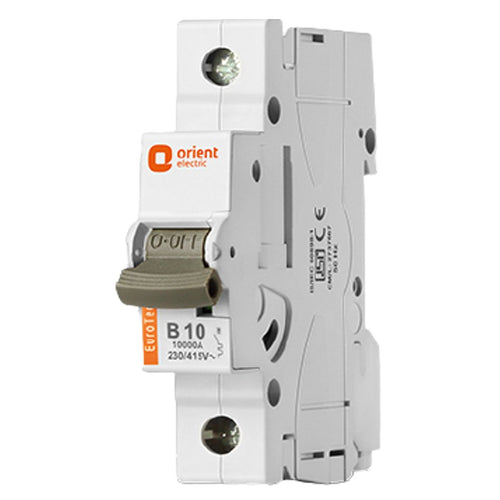 Orient Single Pole Miniature Circuit Breaker (MCB) C-Curve 0.5A-63A 
