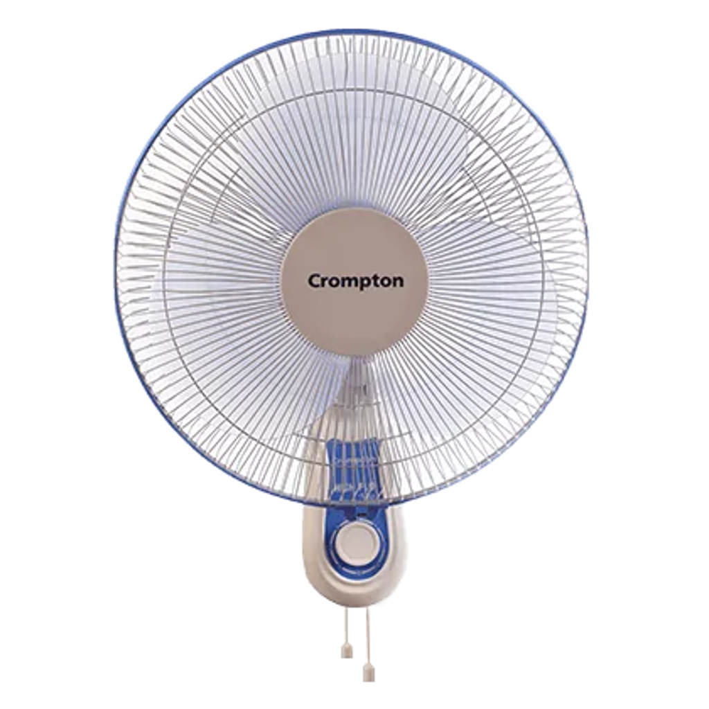 Crompton High Flo Neo Wall Mounted Fan 400mm Blue 