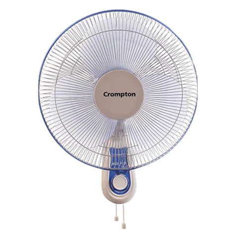 Crompton High Flo Neo Wall Mounted Fan 400mm Blue 