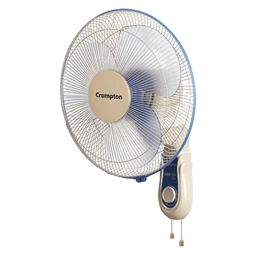 Crompton High Flo Neo Wall Mounted Fan 400mm Blue