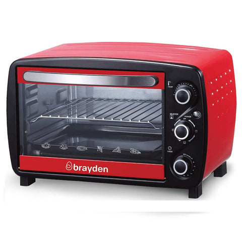 Brayden Krispo Electric Oven Toaster Griller(OTG) 18 Litre Red 