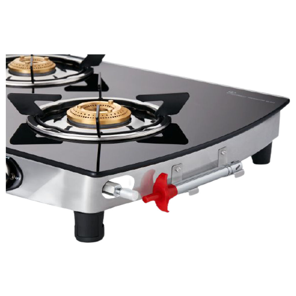 Preethi Sparkle Nature Glass Top Gas Stove 3 Burner GTS126