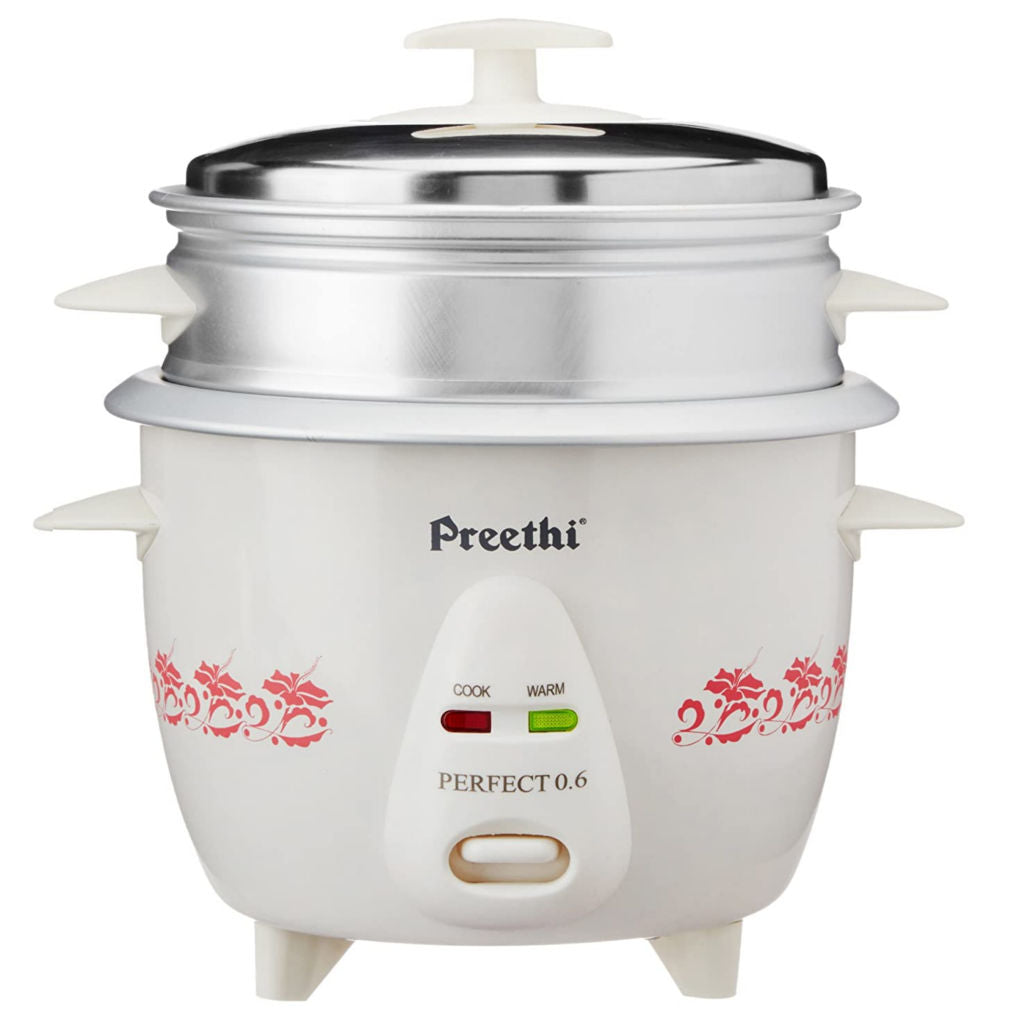 Preethi Perfect Wonder 0.6-Litre Electric Rice Cooker 300 Watt RC 308 