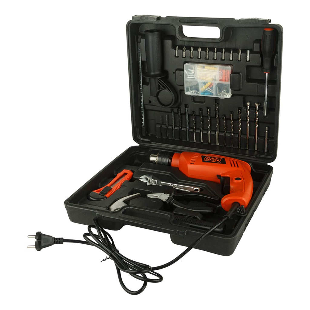 Black & Decker Hammer Drill Kit 13mm HD555KMPR