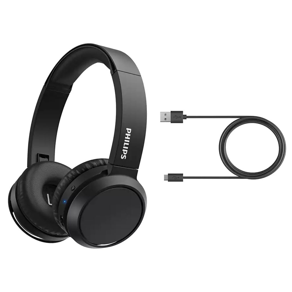 Philips Stereo On-Ear Wireless Bluetooth Headphone 5.0 Black TAH4205BK