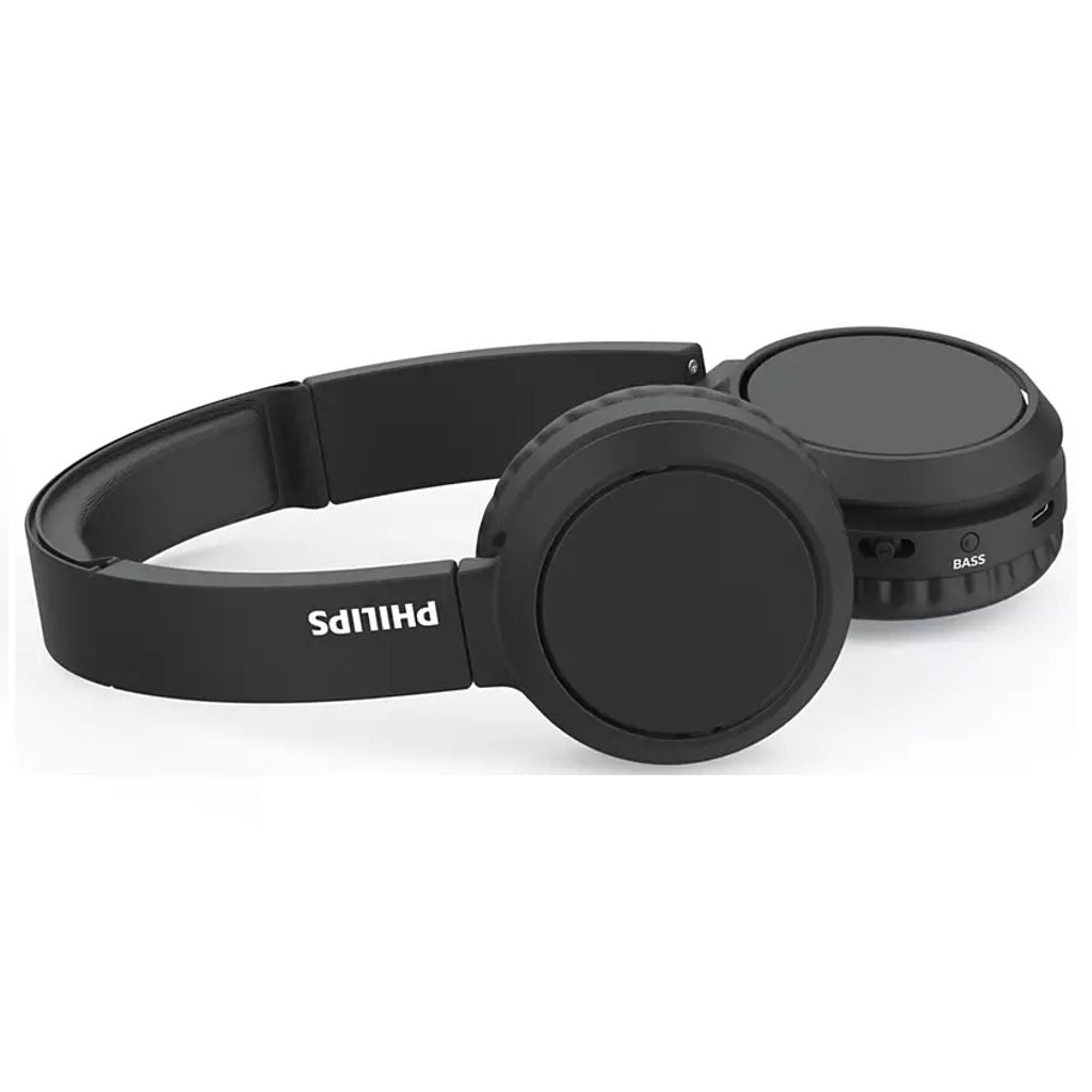 Philips Stereo On-Ear Wireless Bluetooth Headphone 5.0 Black TAH4205BK