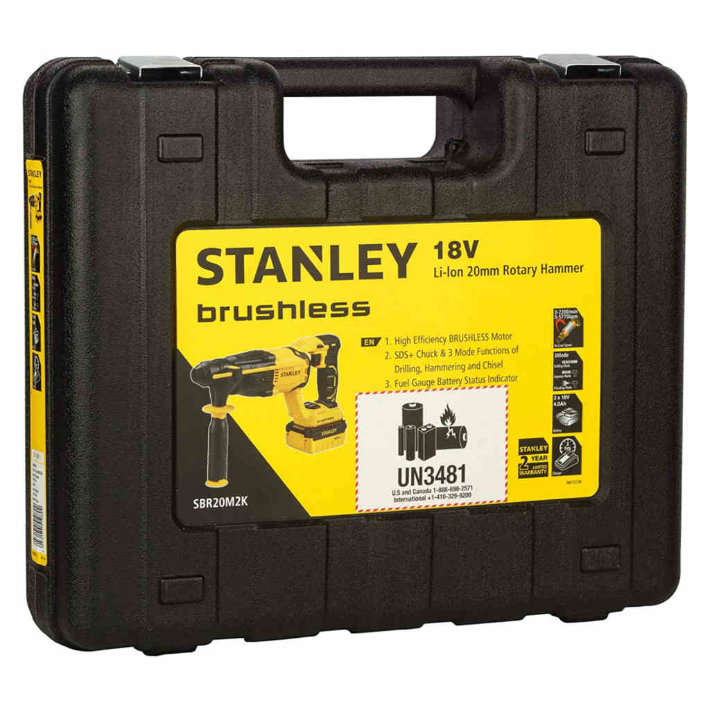 Stanley Brushless SDS Plus Rotary Hammer 18V SBR20M2K
