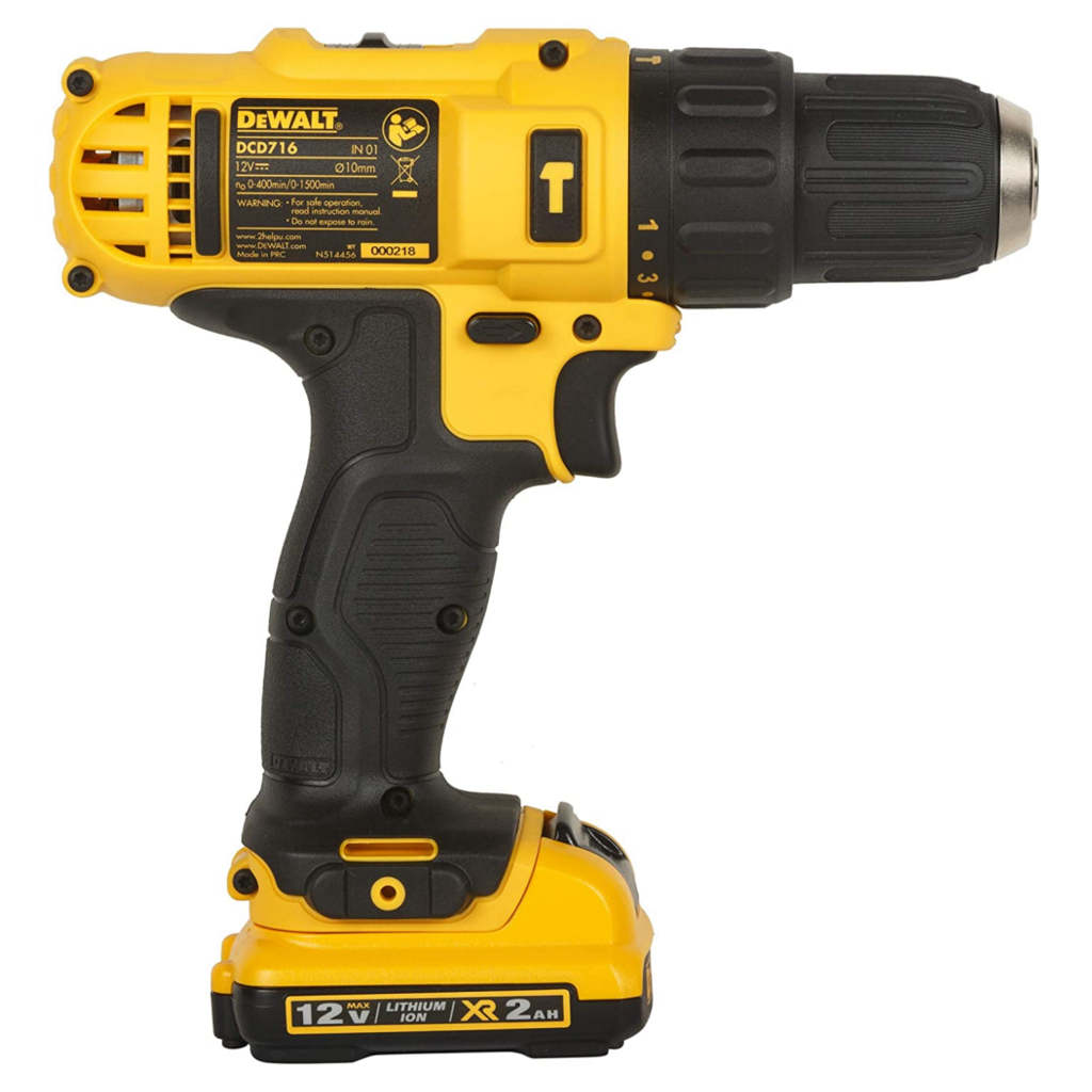 Dewalt Hammer Drill Driver 12V 2.0Ah DCD716D2