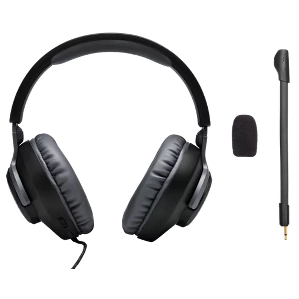 JBL Free WFH Wired Over-Ear Headset With Detachable Mic Black JBLFREEWFHBLK