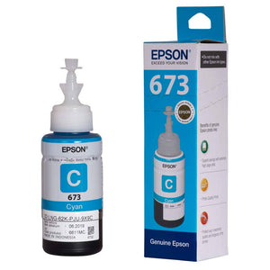 Epson 673 Cyan Ink Bottle 70ml T6732 