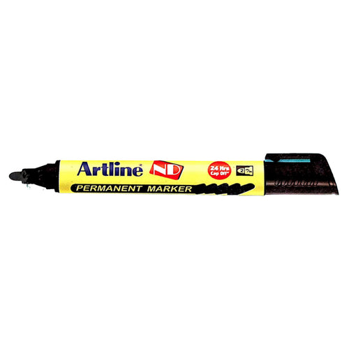 Artline Permanent Marker ND Black Pack Of 10 