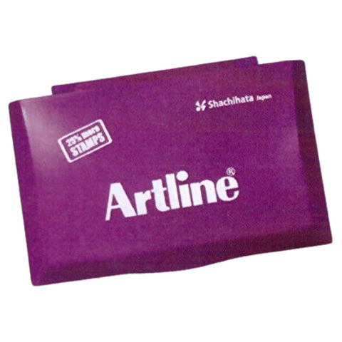 Artline Stamp Pad With Plastic Small Voilet 