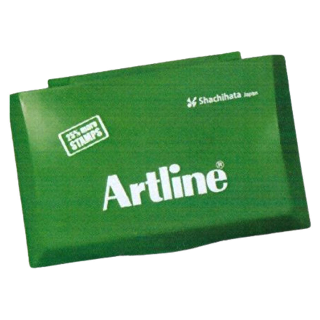 Artline Stamp Pad With Plastic Medium Green 