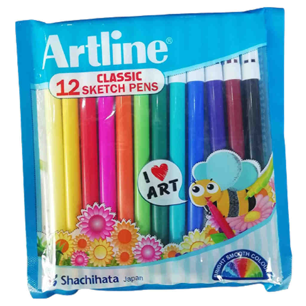 Artline Sketch Pen Set Of 12
