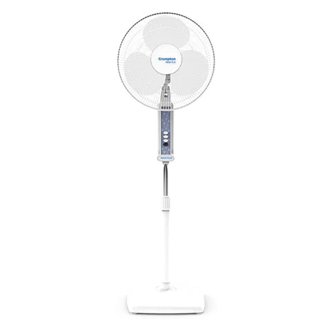 Crompton High Flo Wave Plus Pedestal Fan 400mm White 