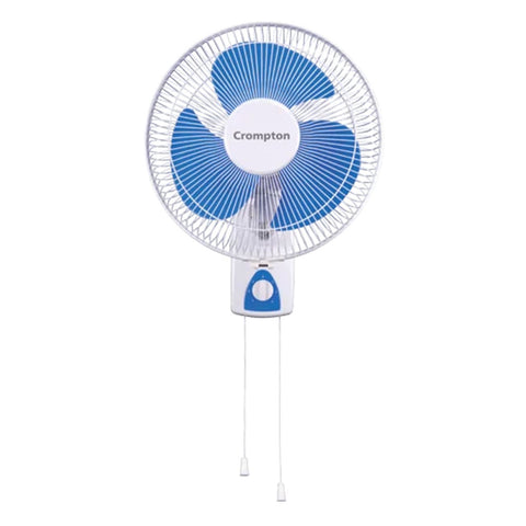 Crompton High Speed Wind Flo Wall Mounted Fan 300mm White 