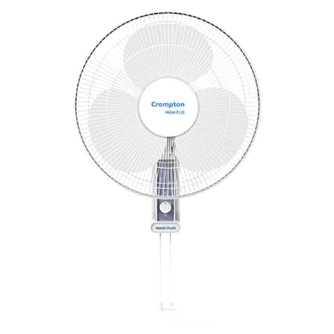 Crompton High Flo Wave Plus Wall Mounted Fan 400mm Kd White 