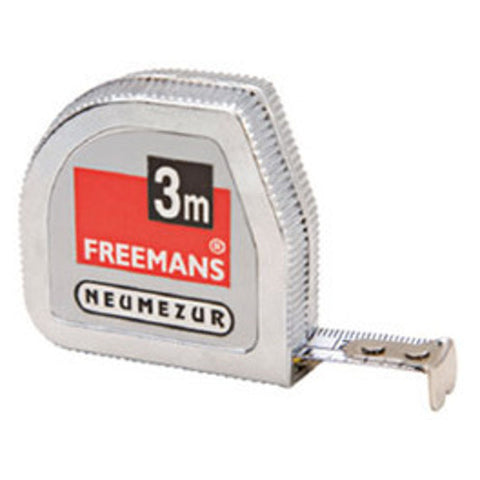 Freemans Neumezur Die Cast Chrome Coated Measuring Steel Tape NM313 
