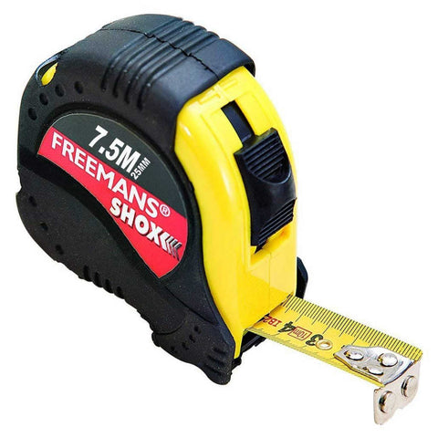 Freemans Shox Measuring Steel Tape SH7525 