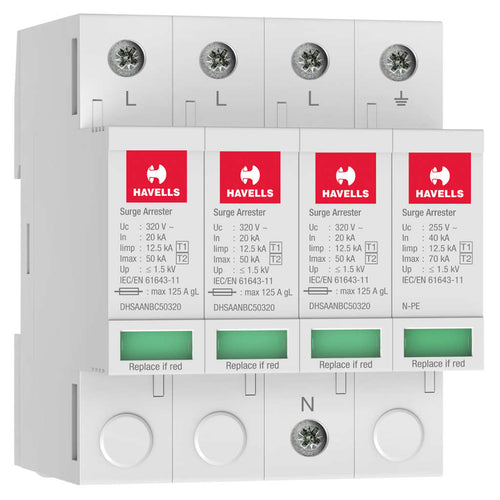 Havells Surge Protection Devices Type 1+2 AC DHSAANBC50320 