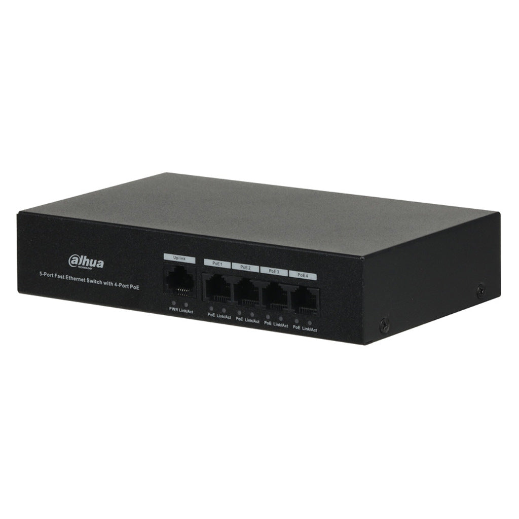 Dahua PoE Switch With Unmanaged 4-Port DH-PFS3005-4ET-36