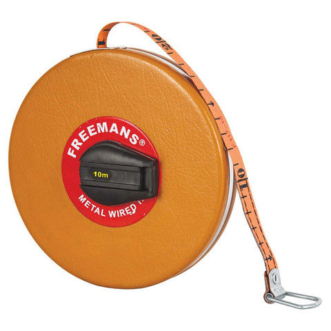 Freemans Metal Wired Leatherette Measuring Tape MW10 