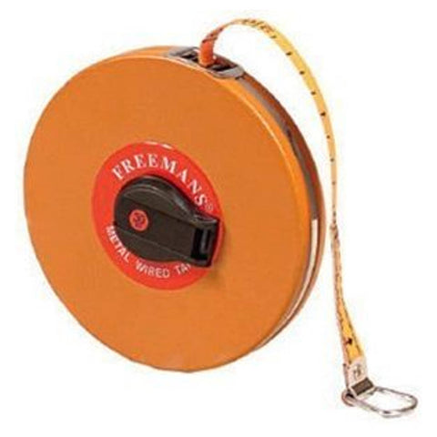Freemans Metal Wired Leatherette Measuring Tape MW50 