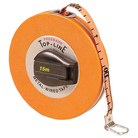Freemans Top Line Metal Wired Measuring Tape MT15 