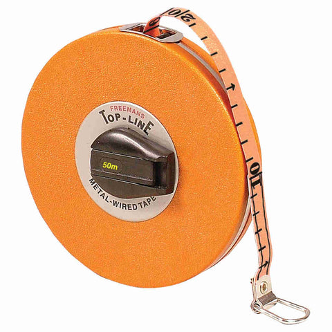 Freemans Top Line Metal Wired Measuring Tape MT50 
