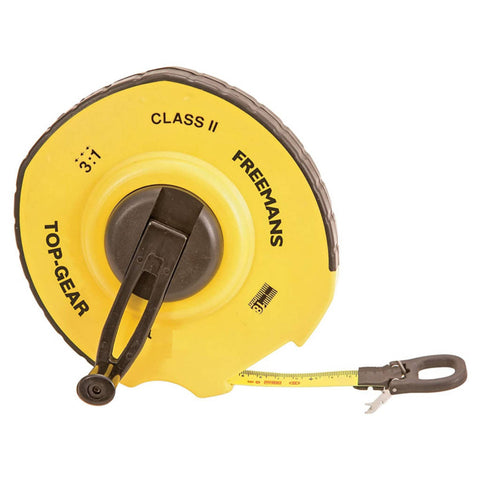 Freemans Top Gear Close Reel Fibreglass Measuring Tape 